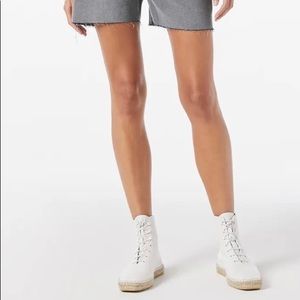 FRAME Le Espadrille Booties - White - Sz 36 - NEW